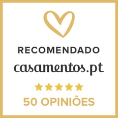 Recomendado no casamentos.pt - 5 estrelas, 50 opiniões